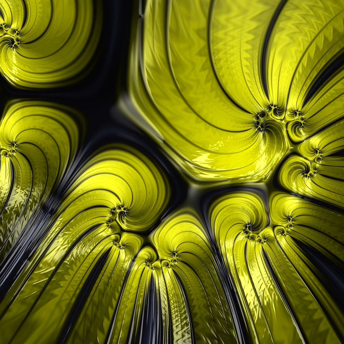 HI-RES NFT: <a href="/Solfracta/">Solfracta NFT Collection</a> #SeriesOne is now LIVE on <a href="/MagicEden/">Magic Eden 🪄</a>! This is “The Tribe of Yellow #697” at 300ppi, which stuns on-screen, in print or #giclee up to 40”x40”!❤️ #NFTCommunity #NFTCollection #NFTartist #NFTProject #fractalart  magiceden.io/item-details/9…