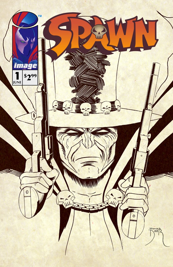 teyowisonte's tweet photo. Thought I'd participate and make a few covers for this. I'll try to make a couple more, if I have time.
#spawnsketchcover #Spawn https://t.co/9MyB4FBy0o