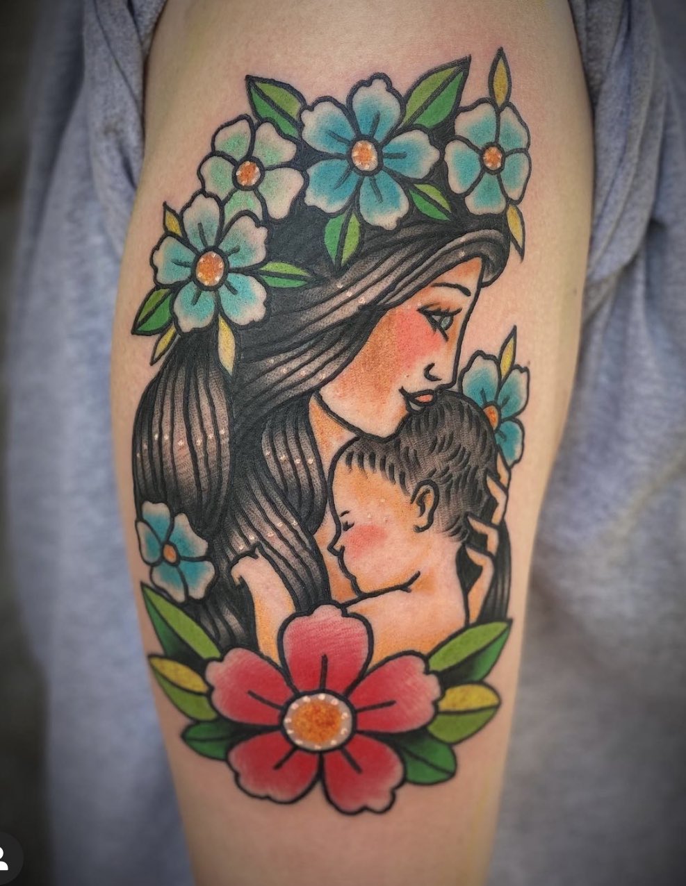 Mom Baby Tattoo/ Mom Tattoo/ Mom Tattoo With Name - YouTube
