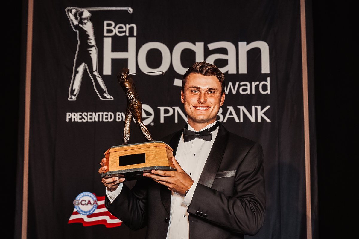 TexasTechMGolf's tweet photo. Congrats to Ludvig Aberg for winning the @BenHoganAward! https://t.co/HjKHHQownb