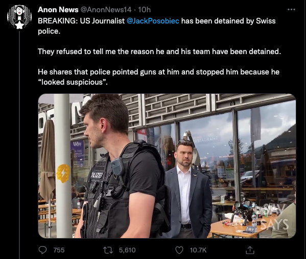 vanarchist161's tweet photo. Savanah Hernandez's new ban evasion account is @/AnonNews14. She's currently in Switzerland with known neo-nazi jack posobiec

Previous accounts were @savsays and @RapidFire_Pod https://t.co/BlkXFRobyO https://t.co/9kta50XXqD