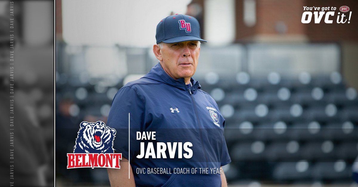 Ohio Valley Conference (@ovcsports) on Twitter photo ๐ข๐ฉ๐ โพ ๐๐ผ๐ฎ๐ฐ๐ต ๐ผ๐ณ ๐๐ต๐ฒ ๐ฌ๐ฒ๐ฎ๐ฟ
For the 1st time in his career <a href="/BelmontBaseball/">Belmont Baseball</a>'s Dave Jarvis has been named Coach of the Year.
He led the Bruins to its 1st OVC title (18-6 record) & 37 regular season wins (tying the program record).
#OVCit | #ItsBruinTime ๐ข๐ฉ๐ โพ ๐๐ผ๐ฎ๐ฐ๐ต ๐ผ๐ณ ๐๐ต๐ฒ ๐ฌ๐ฒ๐ฎ๐ฟ
For the 1st time in his career <a href="/BelmontBaseball/">Belmont Baseball</a>'s Dave Jarvis has been named Coach of the Year.
He led the Bruins to its 1st OVC title (18-6 record) & 37 regular season wins (tying the program record).
#OVCit | #ItsBruinTime