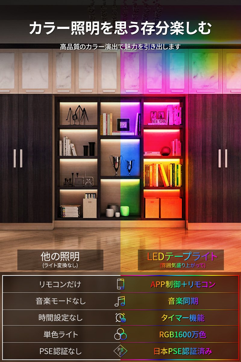 LighprouLED's tweet photo. 期間限定ディスカウントイベント開催中 (5/17-5/30)
新商品のLighprou LEDテープライト 10M が登場！今なら15％OFFで購入できます。 フォロー＋コメントで、限定コードをプレゼントします。
Click:https://t.co/Bv1grDX2AR
#LEDテープライト #LED #ledlight #lightstrip #ledlightstrip #テープライト https://t.co/osmqz2OmfL