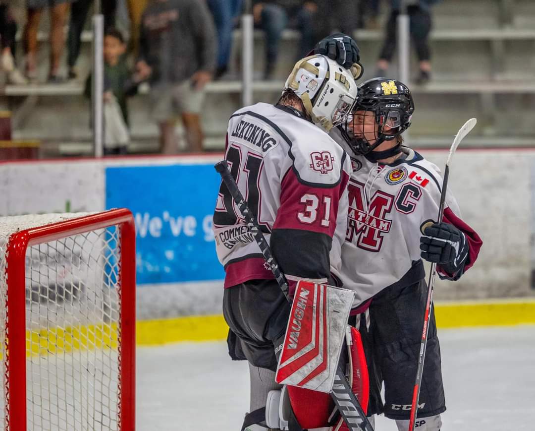 Maroonsgojhlho1's tweet photo. Photos from Sundays 3-0 Victory over @redhawks_jrb on Sunday May 22nd!
Photos Courtesy of Tom Peeler
To view them all on Facebook: https://t.co/hB1sBlani6
#PlayForRandy #WinForRandy #SutherlandCupPlayoffs2022 #GoJHL #ChathamMaroons #ChathamKent https://t.co/ZQjh8ZvB1m