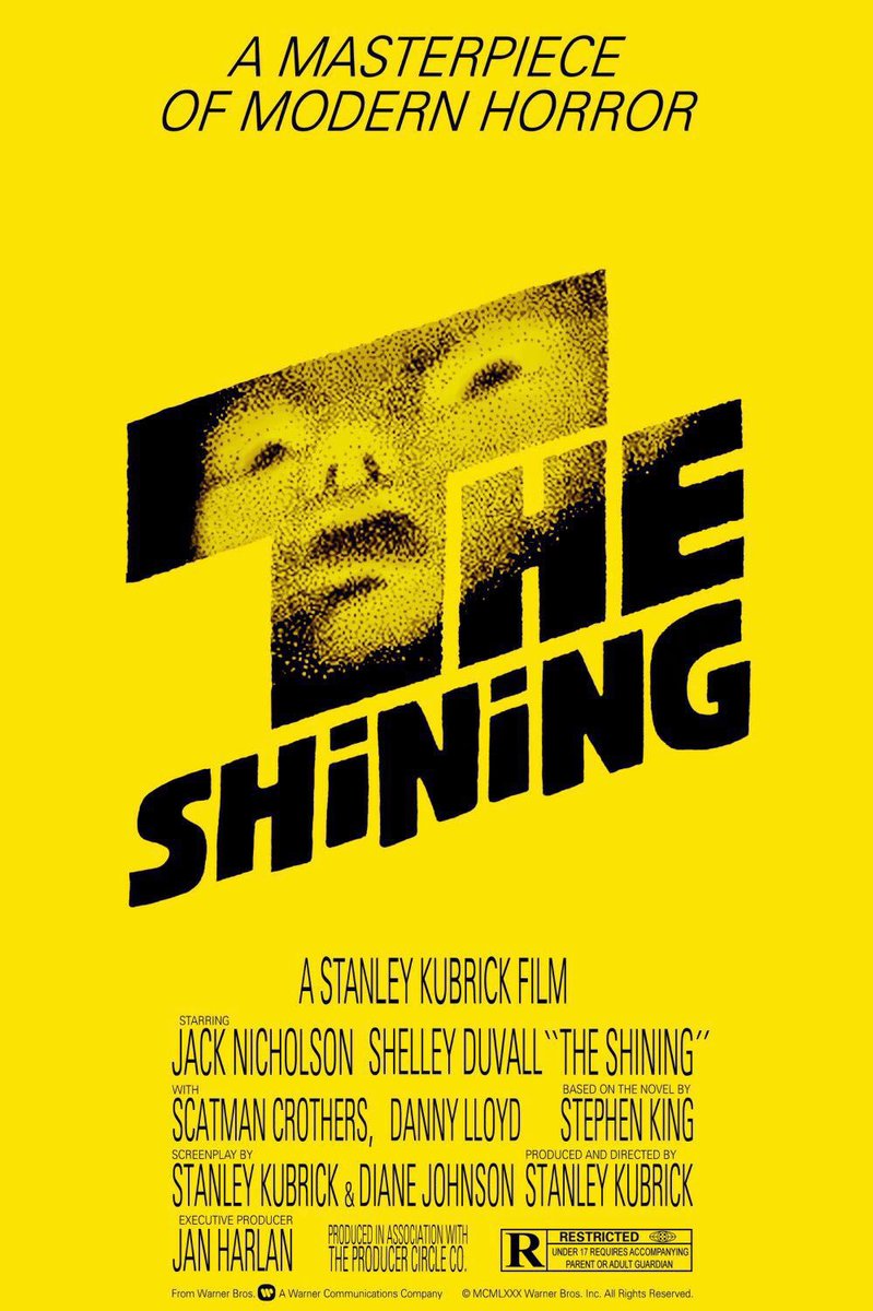FilmNewsNos's tweet photo. 🎬MOVIE HISTORY: 42 years ago today, May 23, 1980, the movie 'The Shining' opened in theaters!

#JackNicholson #ShelleyDuvall #DannyLloyd #ScatmanCrothers #BarryNelson #PhilipStone #JoeTurkel #AnneJackson #TonyBurton #LisaBurns #LouiseBurns #StanleyKubrick #StephenKing https://t.co/oc0yXYbh1F
