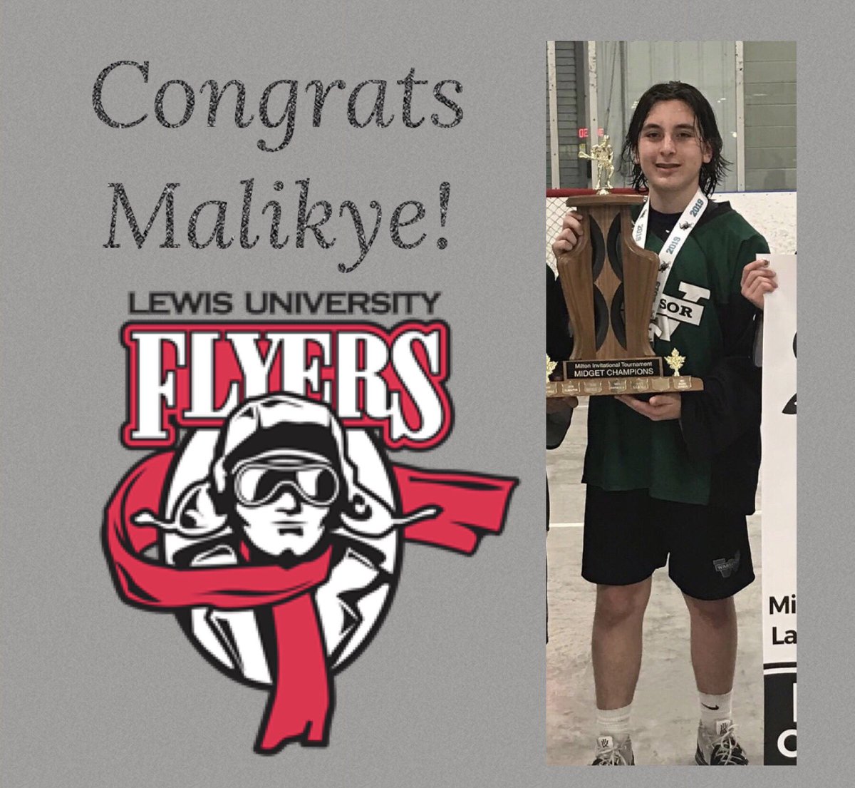 Big Congrats to Warlocks Alum, Malikye Good, on announcing his commitment to attend school and play lacrosse for Lewis University! We are proud of your accomplishments and wish you the best of luck in the future! 

#WarlocksProud #lacrosse <a href="/LewisMLax/">Lewis Men's Lacrosse</a>