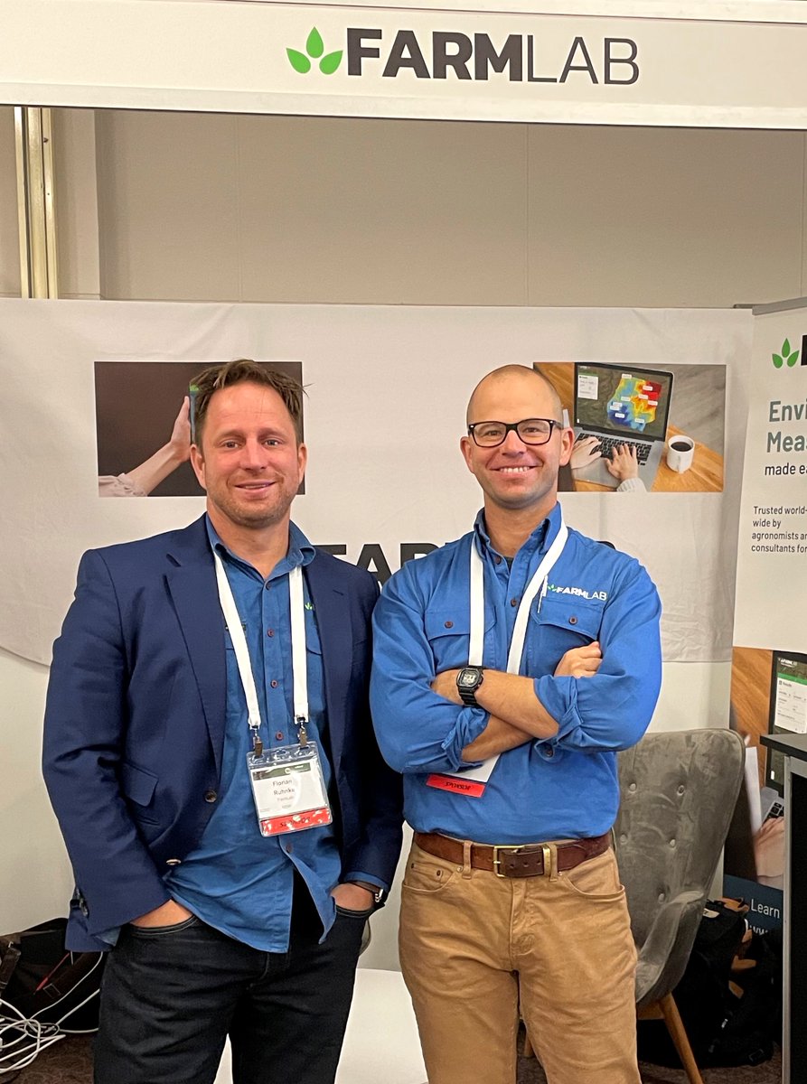 getFarmLab's tweet photo. Florian and Ben are here to talk all things carbon and farming software at the Carbon Farming Conference in Albury
#carbonfarming #agconference #agsoftware #carbonfootprint https://t.co/shIuIS6Mmk