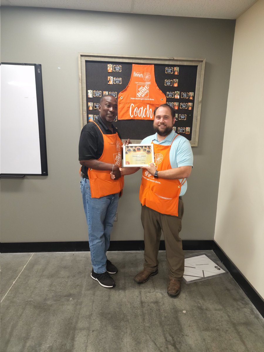 Big Shout Out and Thank You to Tremelle for 15 years of Service... <a href="/rjwoutdoors/">Ron Weatherhead</a> <a href="/StevenHauptman1/">Steven Hauptmann</a> <a href="/Felicia081281/">Felicia Smith</a> <a href="/ChrisDurand_HD/">Chris Durand</a> <a href="/HDDistrict132/">Home Depot D132</a> <a href="/0386slidelleast/">HD Store 0386</a>