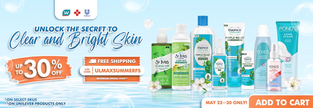 deabeautystyle's tweet image. #WatsonsPH #pimplefree #usepromocode
Unlock the clear and birght skin, use promocode: ULMAXSUMMERFS to have a FREE SHIPPING, min. spend of P599, buy now:
clk.omgt3.com/?PID=51748&amp;amp;AID…