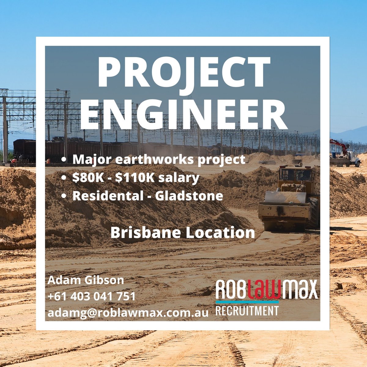 Seeking a Project Engineer who possess the relevant skills and the ability to make key decisions on a major dam project in Gladstone's resources sector. #roblawmax #projectengineerjobs

For more information about the role, check out our website: 1l.ink/SS8DCCZ