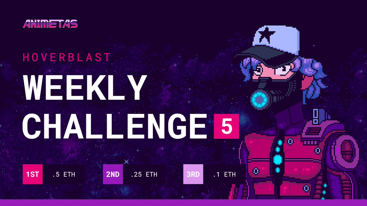 Animetas1's tweet photo. Hoverblast Weekly Challenge #5 begins NOW! 🚨

Week four winners will be announced tomorrow 🏆

Play here: https://t.co/Yh7LnkXFMq https://t.co/IWMonkjE84