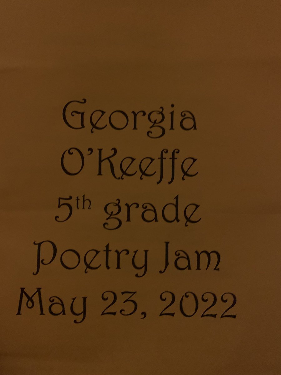 GOK 5th Grade Poetry Jam tonight!! Incredible 5th grade teachers and brilliant students! #TheFutureLooksBright @chris_zone4 @GOK_Rams @APSLZ4