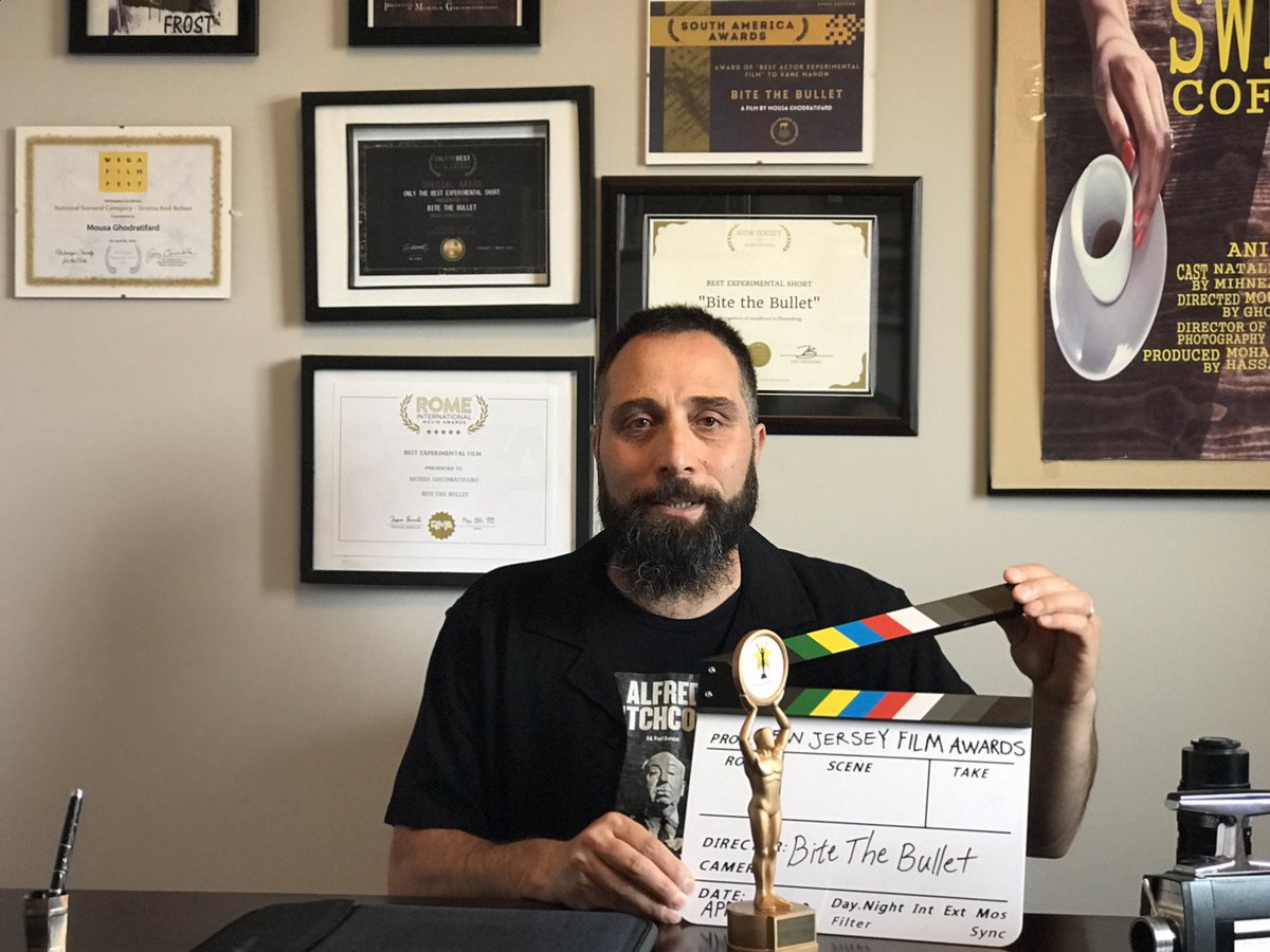 MousaGhodratifa's tweet photo. My #award for #bestexperimental #film from @njfilmawards has arrived.
Thank you to #festival #casts #crew https://t.co/UGzprFSxQ1