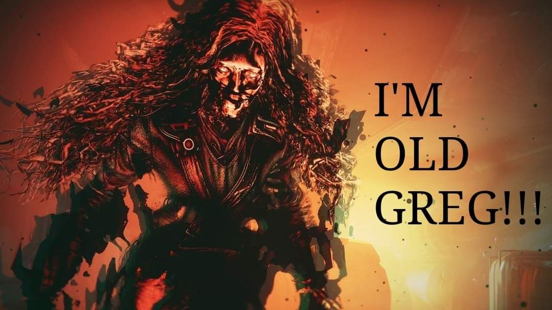 ClutchMaster947's tweet photo. Old Greg confirmed for Destiny 2! #Destiny2 #OldGreg #Memes https://t.co/Z4khCDdyvE