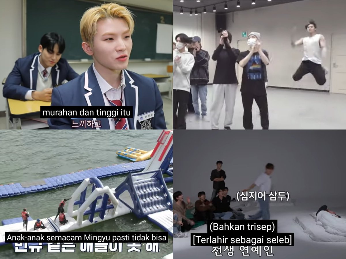 -idol di seventeen, face of the group alias kim mingyu ternistakan oleh member sendiri 😭👍🏼