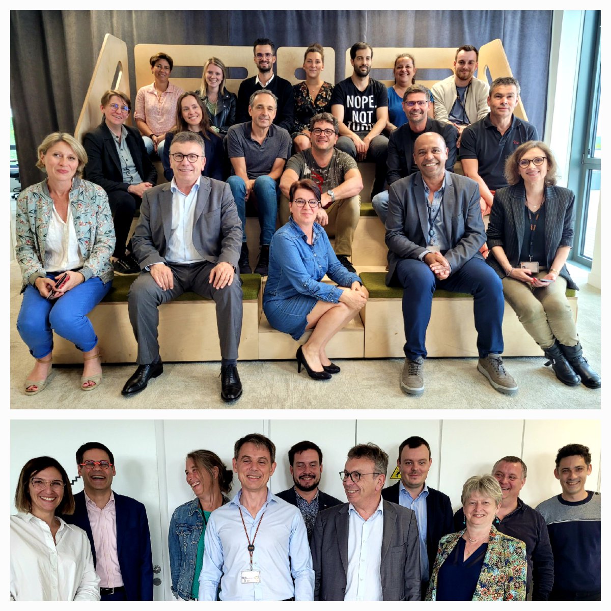 En visite à #Nantes sur le remarquable site Orange Estuaire avec ses espaces collaboratifs innovants, très heureux d'avoir échangé avec l'écosystème B2B et l'ensemble des équipes #Orange_GrandOuest présentes sur nos enjeux clients, notre engagement et nos défis à relever #merci