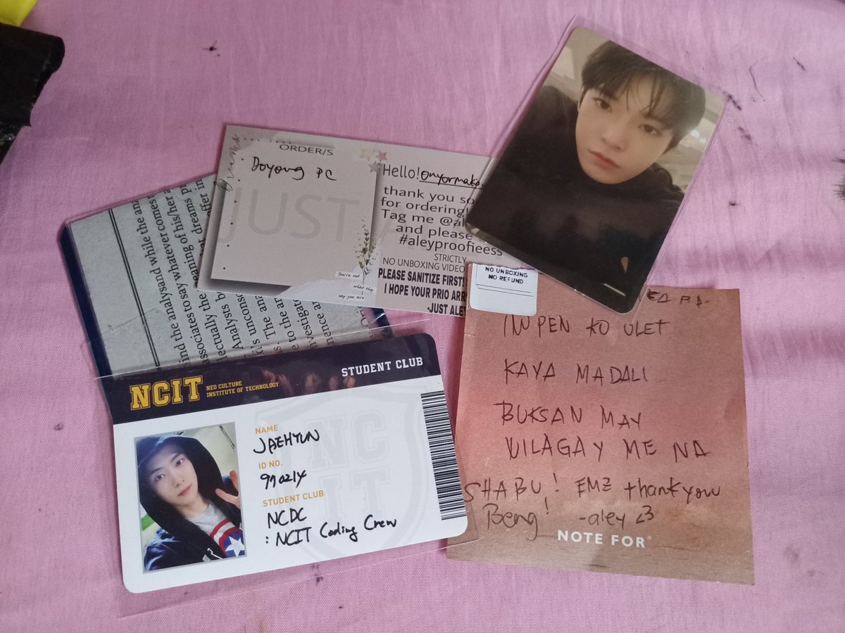 onyourmakoy_0's tweet photo. 🍓 ҉ ₊ #aleyproofieess��� . ҉҉҉҉҉҉ ꒰🍓
My order arrived safely!!! Thank youuu pati sa jaehyun ncit!!! Mwaa!! @aleyhauls loveee uuu
wala namng shabu e😡😡 https://t.co/ug2on9skZL