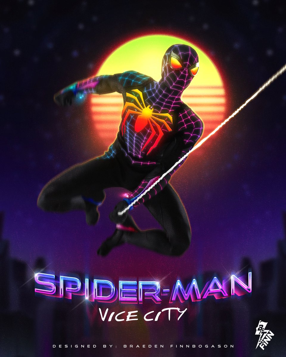 iamblitzfinn's tweet photo. Spider-Man: Vice City

#SpiderMan #MarvelStudios #Marvel #MCU #SpiderManNoWayHome https://t.co/iD0RfNEw5B