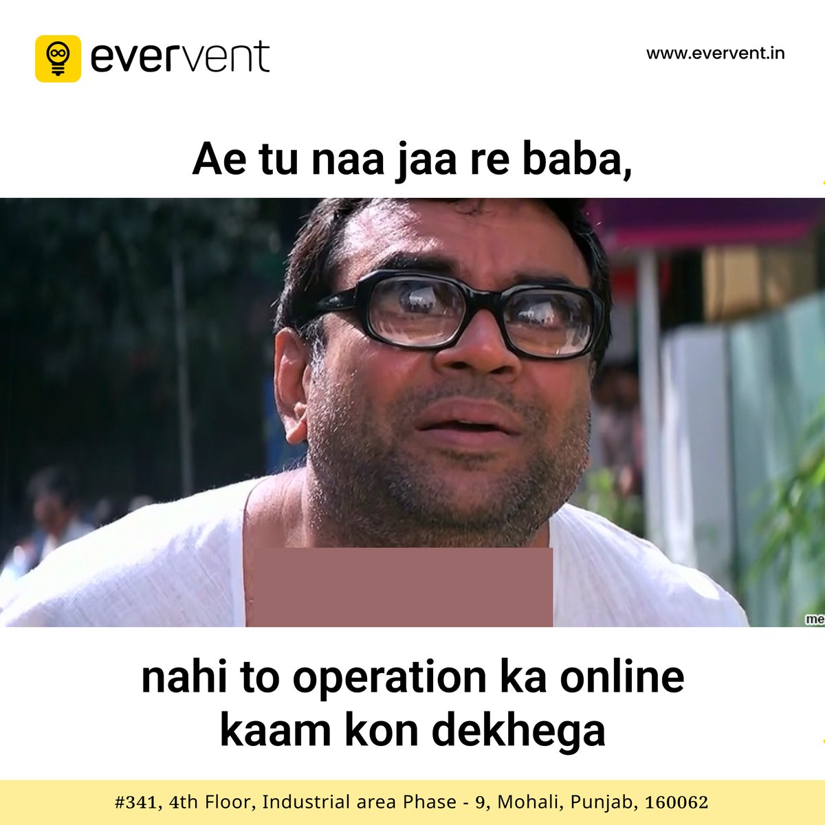 everventindia's tweet photo. Ae Tu Na Jaa Re Baba, Nahi To Operation Ka Online Kaam Kon Dekhega
#insurance #insurtech #technology #onlineinsurance #operation #onlineoperation #evervent https://t.co/6oFo96mPS2