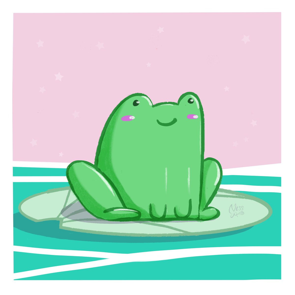 ness_tanix's tweet photo. Will happen, happening, happened
And there we are again and again
Cause you and I will always be back then
And so, you and I will always be best friends
#RebeccaSugar #TimeAdventure #frog #lake #leaf #stars #green #pink #illustration #digitalillustration #digitalart #procreate https://t.co/BlON85GAik