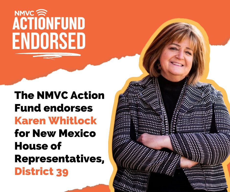 JamesNMVCAF's tweet photo. NMVC Action Fund urges voters in HD39 to support Karen! https://t.co/v54iRmJfge