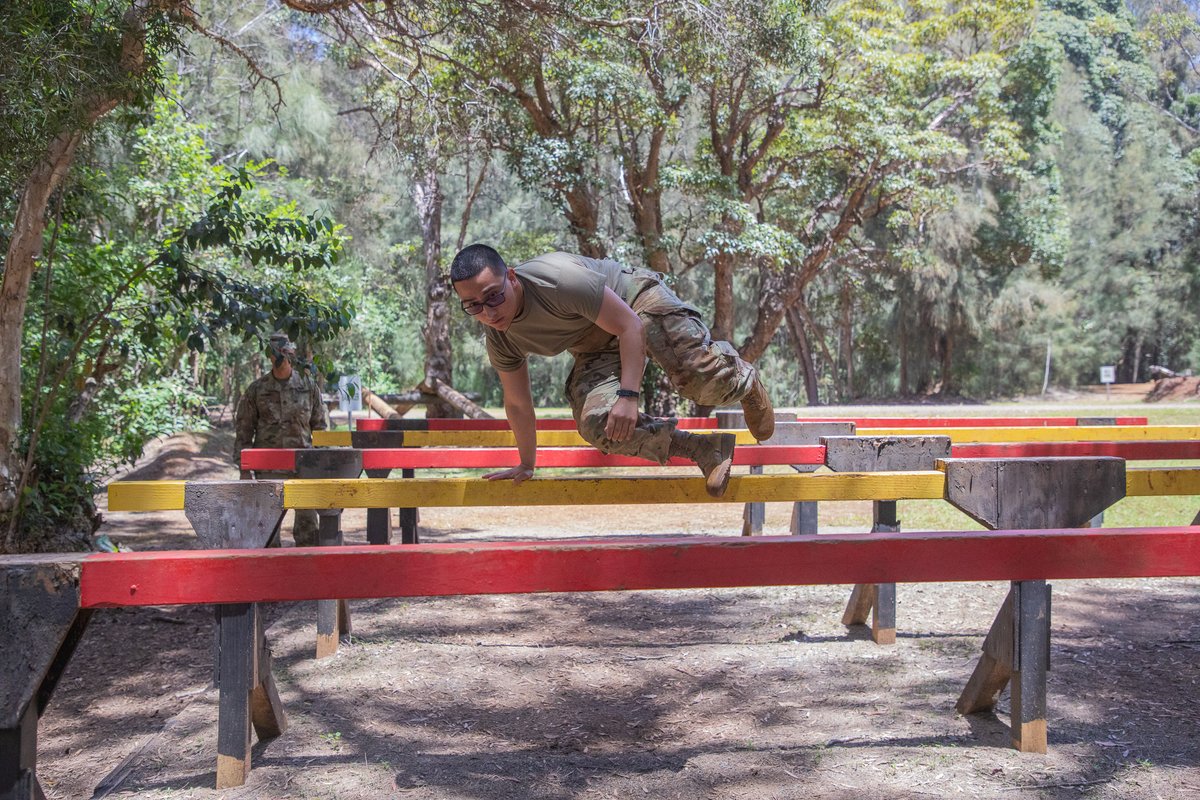 Today the Best Warrior Competition saw Soldiers from across the command conduct land navigation and the obstacle course - these events forge a stronger force through competition and pursuit of excellence. They are one of the many ways the U.S. Army sets the standard.