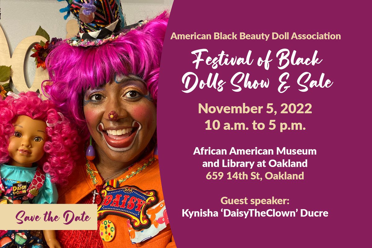 ABBDA announces the 2022 Festival of Black Dolls Show &amp; Sale