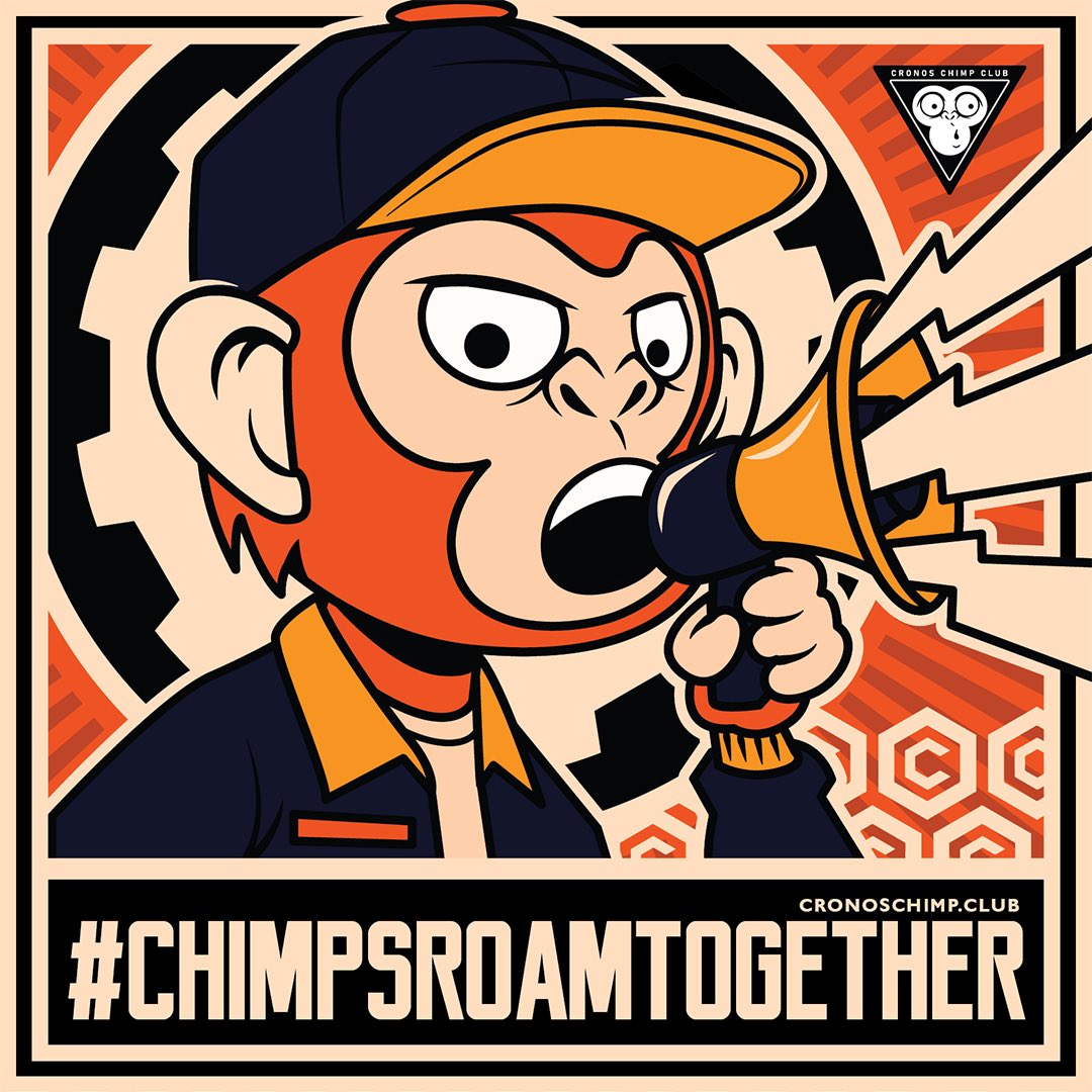 ByteAiWhale's tweet photo. Exciting to see the #cronoschimp family coming alive @CronosChimpClub - Excited for whatโs ahead - Roadmap 2.0, Metaverse, Merch, etc!! Letโs show off our #chimps #chimpsroamtogether #CRO #NFTProject #NFTs https://t.co/SVa2axvDzd
