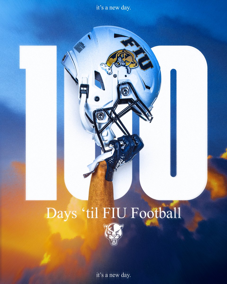 𝗟𝗲𝘁 𝘁𝗵𝗲 𝗖𝗼𝘂𝗻𝘁𝗱𝗼𝘄𝗻 𝗕𝗲𝗴𝗶𝗻 ⏳🏈
𝟐𝟎𝟐𝟐 𝐎𝐩𝐞𝐧𝐢𝐧𝐠 𝐍𝐢𝐠𝐡𝐭 𝐊𝐢𝐜𝐤𝐨𝐟𝐟
Thursday, Sept. 1 🆚 Bryant 

🎟: go.fiu.edu/FBseasontix

#PawsUp 🐾 #PantherPride