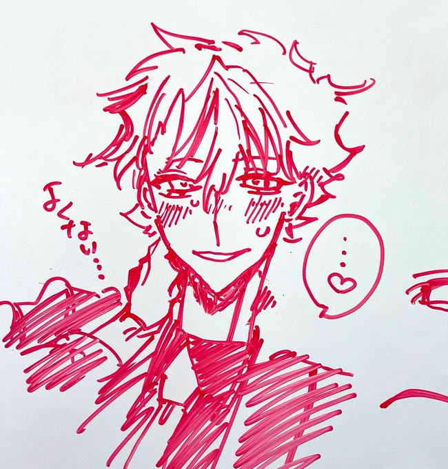 お友達と黒羽落書き💗💗💗💗💗💗💗 