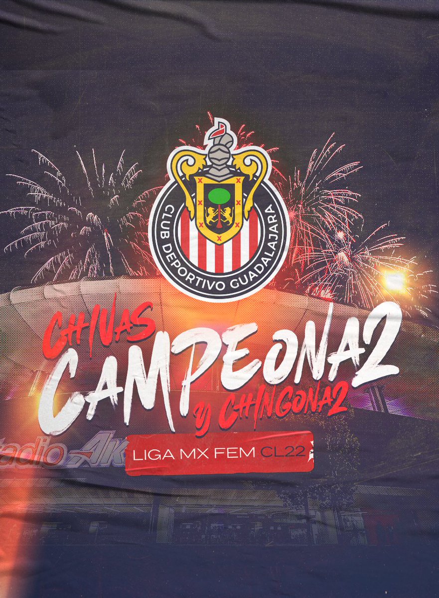 Chivas's tweet photo. 🔥🔥🔥 SIIIIIIIIIIIIIIIIIIII 👏👏👏

CAMPEONAAAA2 Y CHINGONAAAAA2 

#ADarLaVuelta 🏟🏆 https://t.co/VoMOl4hINu