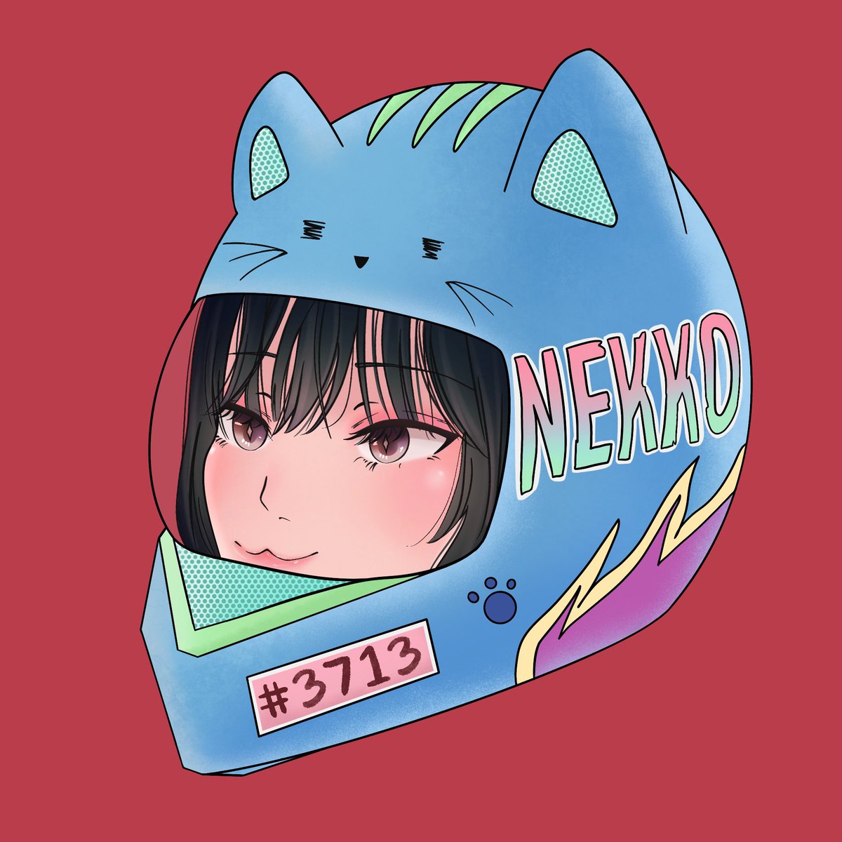 Let’s celebrate my 500 follows!🌸🐈
1 lucky winner gets to have their own character drawn with a Nekko helmet! To enter: Follow, Like &amp; RT (deadline: 24hrs)