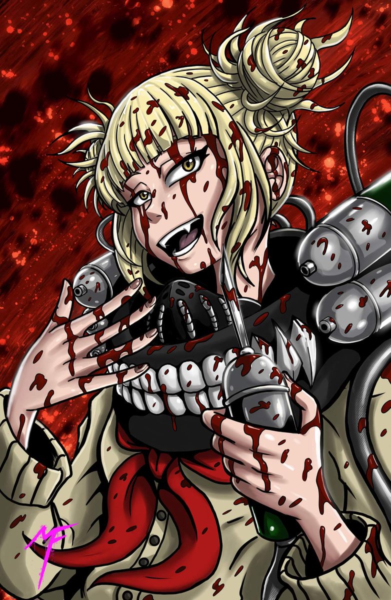 artofmattflint's tweet photo. Bloody alternative version! #MyHeroAcademia #art #draw #Procreate #digitalart https://t.co/D9vMusUAjK