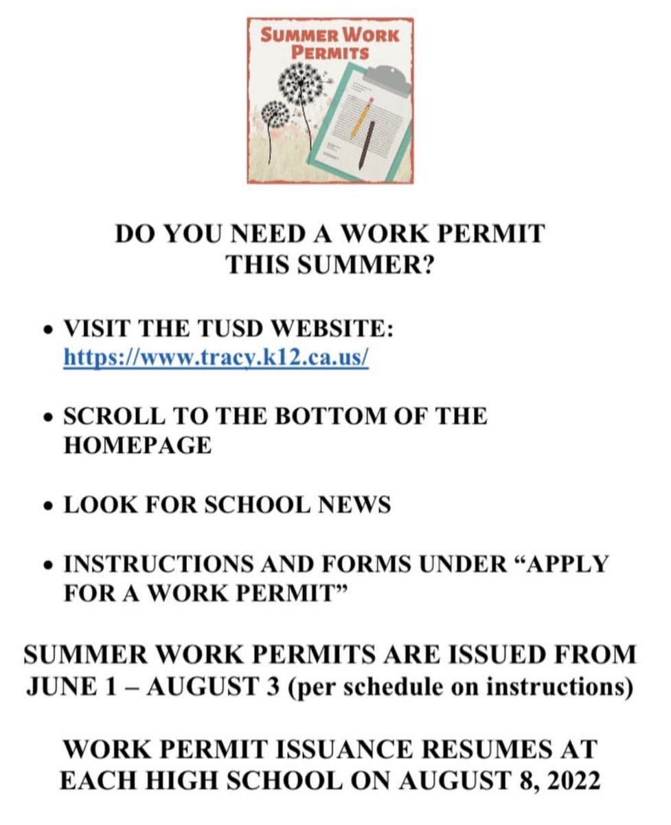 MWHSWolfpack's tweet photo. Summer Work Permit Instructions https://t.co/U5pJyYDtIP