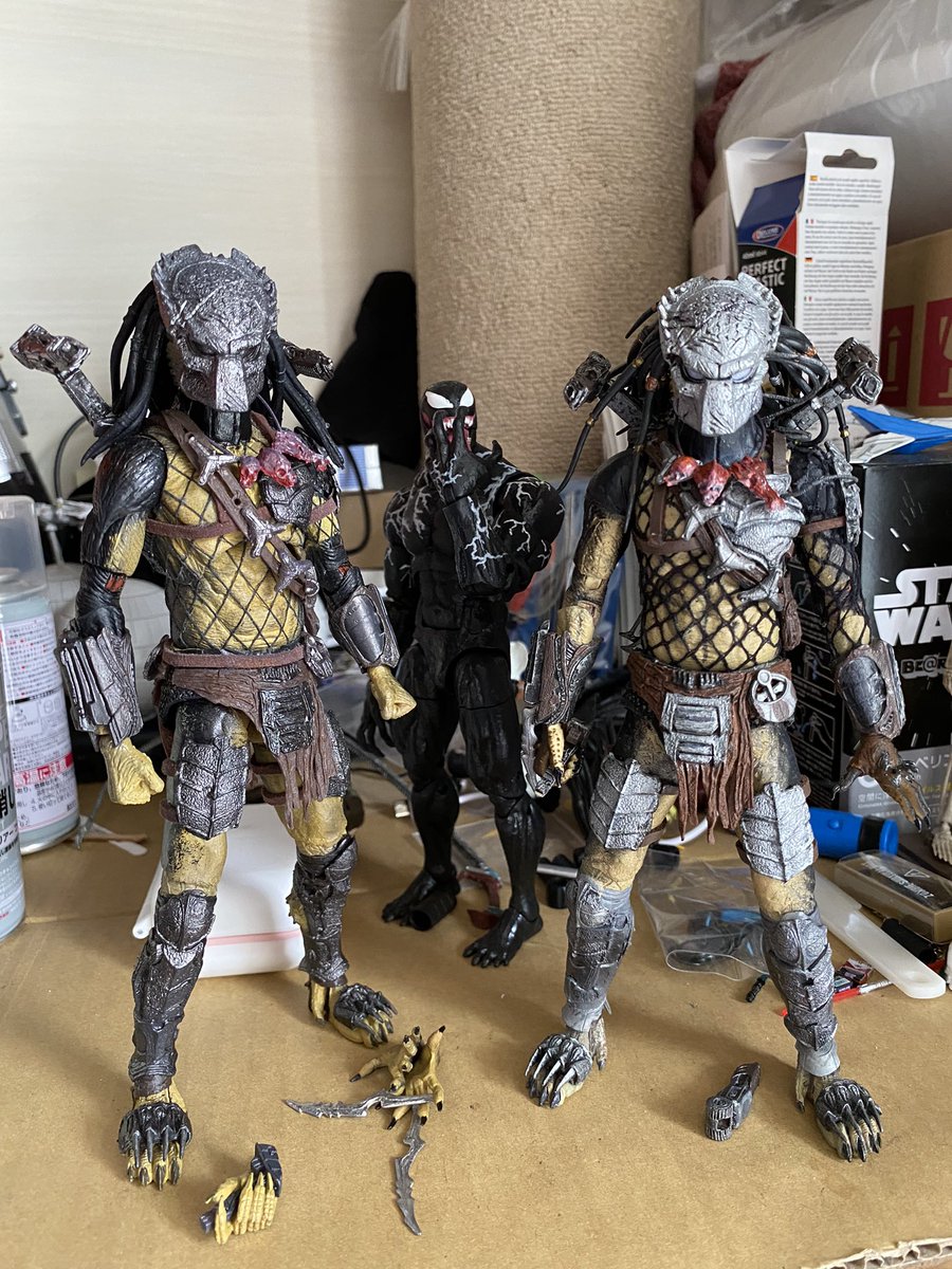 Yo_FuJi_KJ's tweet photo. My second Wolf Predator finished😬

#wolfpredator 
#predatorfigure 
#predatorcustomneca 
#necatoys 
#necapredator 
#necafigures https://t.co/ygyvJous9W