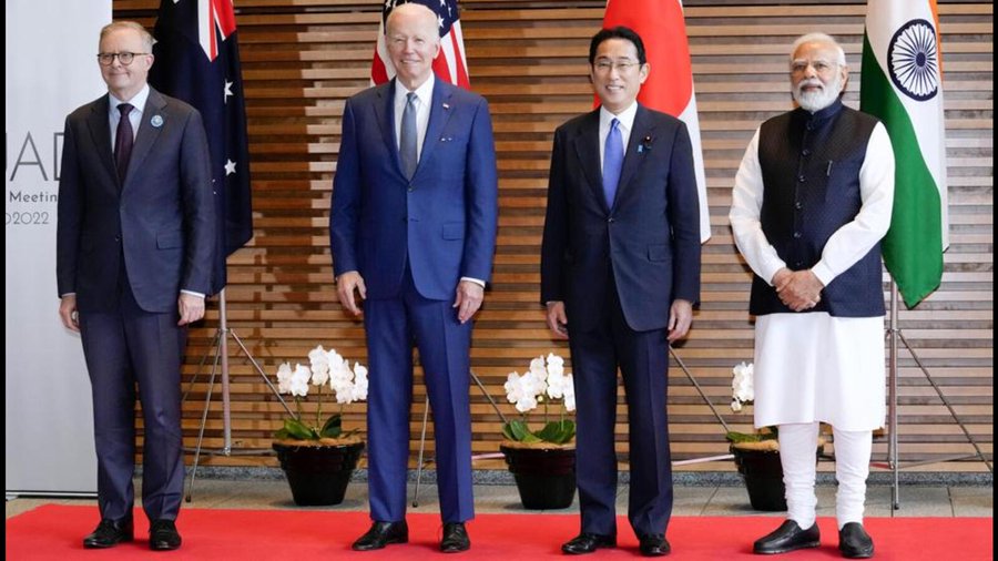 TrenchTimes's tweet photo. The leaders of Australia, India, Japan and the US are meeting in Tokyo on Tuesday for the Quad summit.

https://t.co/zmqdMblYx3 https://t.co/lMVCcmBZCE