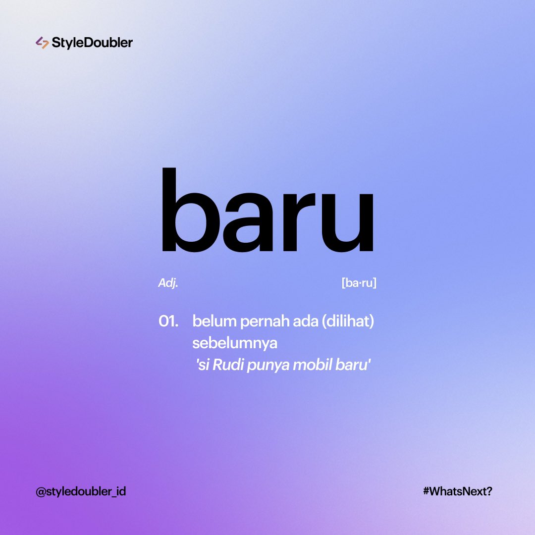 Apa nih yang baru? 👀 #WhatsNext