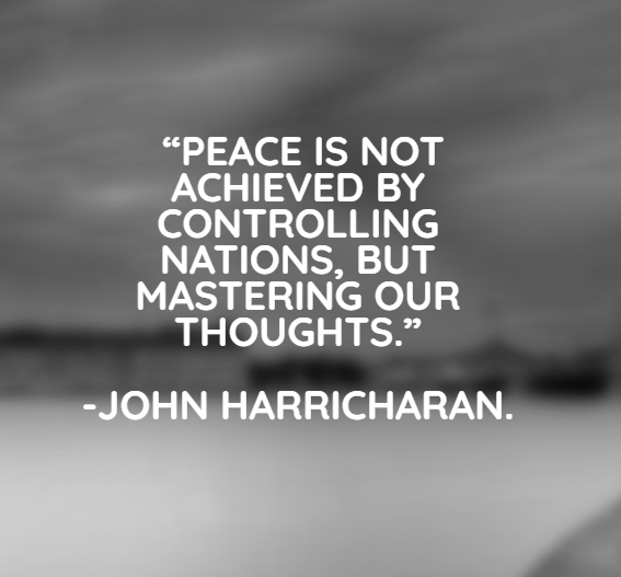 ipray4global's tweet photo. “Peace is not achieved by controlling nations, but mastering our thoughts.”#war #nowar #peace #ukraine #UkraineRussiaWar #pray https://t.co/qe0poqRmhN