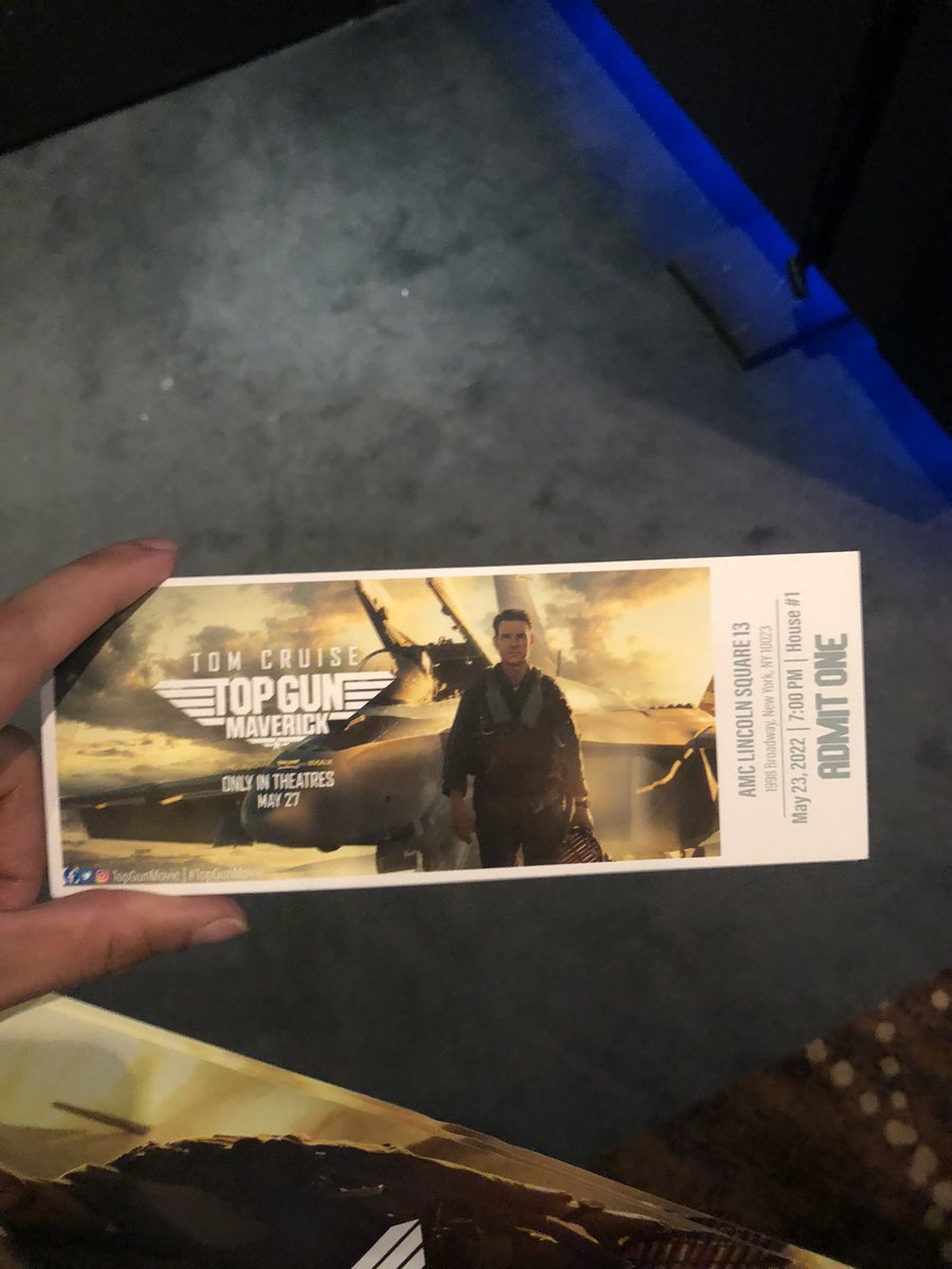 MufsinM's tweet photo. @TopGunMovie is an exhilarating experience in the cinema. Far succeeds the original in every way. The flight scenes are filmmaking at a different level. @TomCruise is still at the top of his game. #TopGunMaverick #WhatsMyCallSign #TopGun https://t.co/jThIXpeDC1