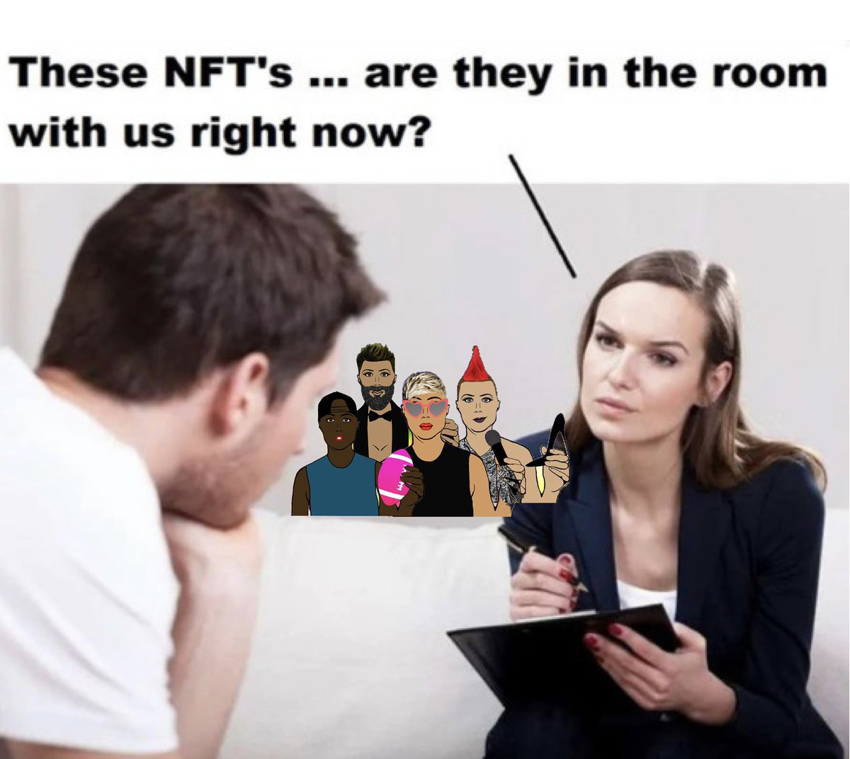 QueerFriendsNft's tweet photo. #QueerFriends
Meme credit @TinaMarieNFTs https://t.co/60UC0UxvGo
