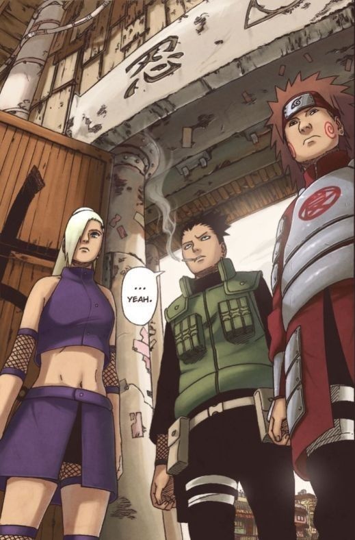 Listo Equipo!!

#REPORTESHINOBI #InoShikaCho
#InoYamanaka #ShikamaruNara #ChojiAkimichi