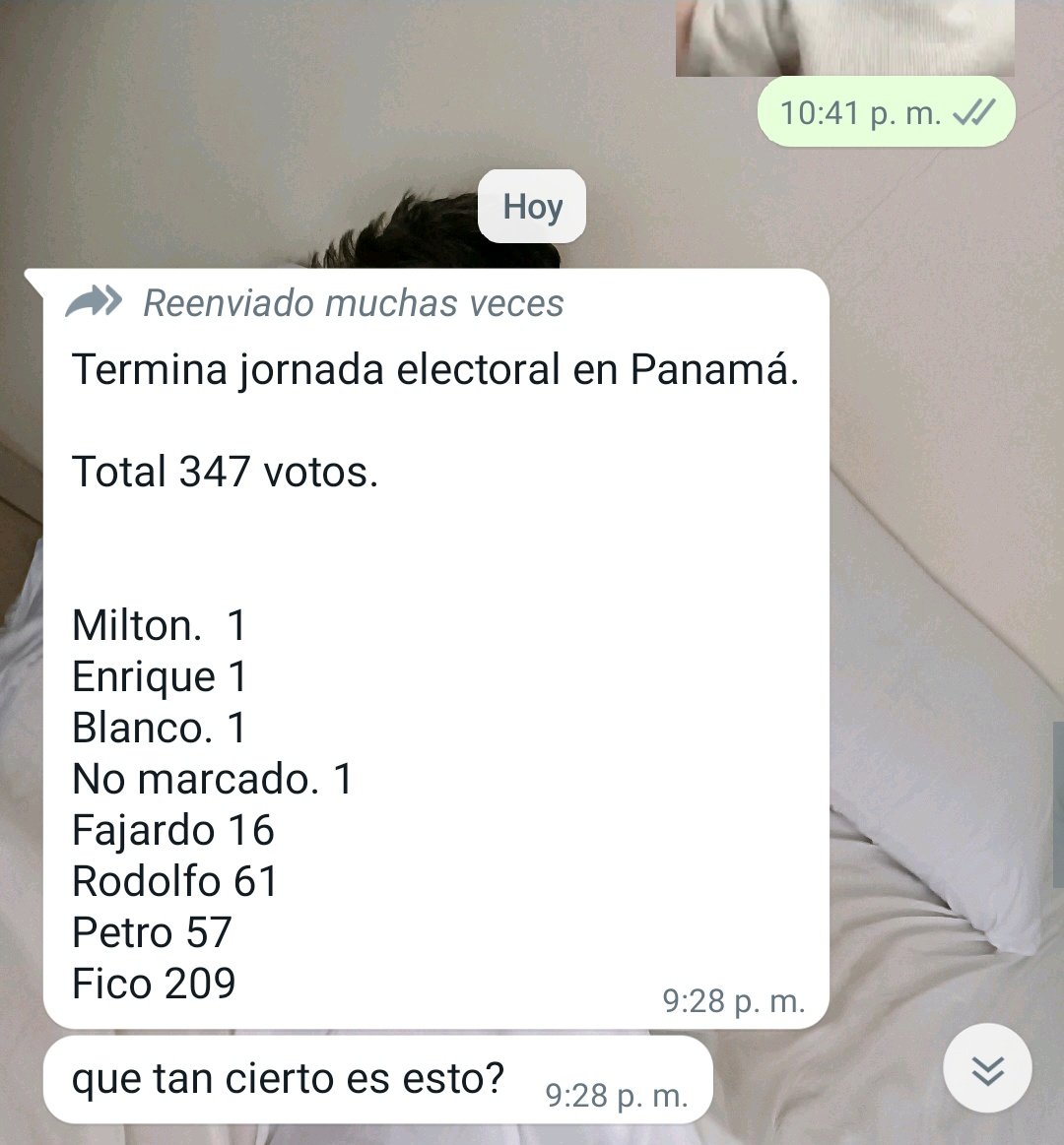 lagalviss's tweet photo. Esto está rodando en WhatsApp y aquí en panamá las elecciones son el mismo día que en Colombia, pilas por qué ya empezaron con el fraude #EleccionesColombia #ColombiaDecide #GolpeDeEstado #MeInquieta #PactoHistorico #PetroPresidente @petrogustavo https://t.co/0t2nkgkF9C