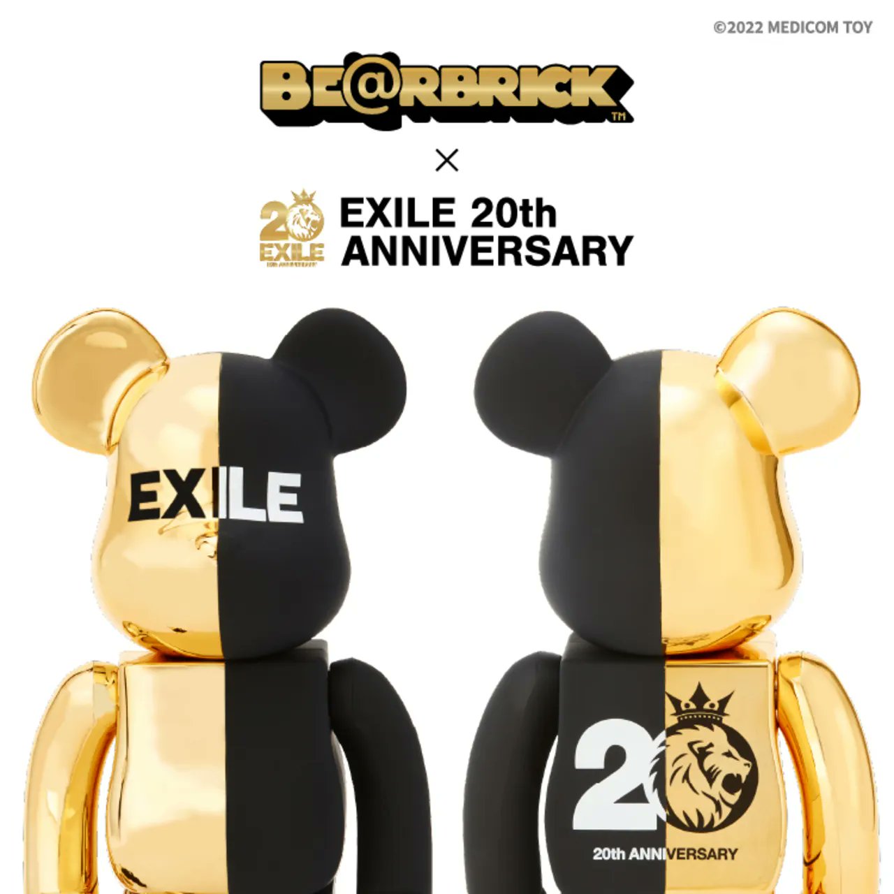 ベアブリック BE@RBRICK×EXILE 20th 100% \u0026 400%