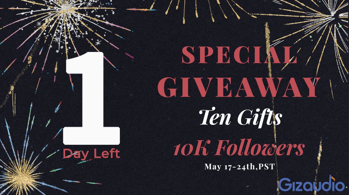 Gizaudio1's tweet photo. Last chance to win amazing prizes!!!

Today is the last day of our massive #giveaway to celebrate the 10K subscribers milestone on Youtube. Participate today and stand a chance to win amazing Hi-Res audio gears!!

https://t.co/pCtyZfmDVD https://t.co/jpp3jz4aZZ