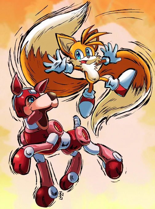 ~Heroes' Best Buddies~ #Tails #Megaman 