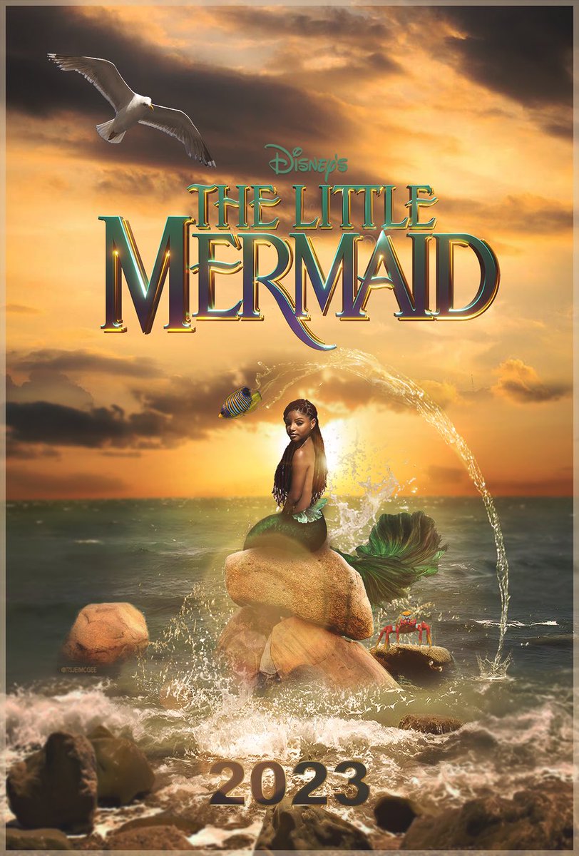 ItsJeiMcGee's tweet photo. Just thought I would do a little fan art and show some love to this beautiful black princess, @HalleBailey. @Disney Iโm so excited for this one!
Check this out @theshaderoom
#thelittlemermaid #ariel #hallebailey
#thelittlemermaidliveaction
#thelittlemermaidmovie
#tsrtalent https://t.co/WRhmFJ28JS