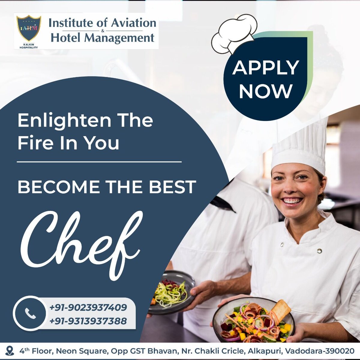 k_iahm's tweet photo. If you want to become the best chef then we can enlighten the fire in you through our professional culinary skill development course. 

📲 +𝟗𝟏-𝟗𝟎𝟐𝟑𝟗𝟑𝟕𝟒𝟎𝟗 | +𝟗𝟏-𝟗𝟑𝟏𝟑𝟗𝟑𝟕𝟑𝟖𝟖

#kalkin #hotelmanagement #hotelier #hospitality #culinary #cheflife #hotel https://t.co/PG1nKI0LQY