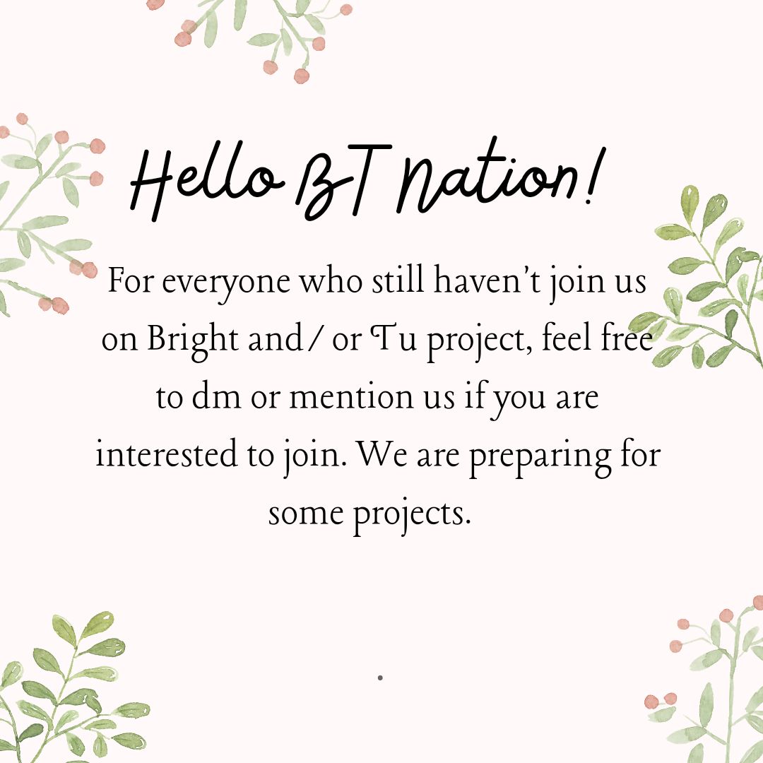 brightxtontawan's tweet photo. Announcement for Bright and Tu nation! Come and join us!

Also for Filo BT supporter, you guys can dm @aiyatia_p for further information such as collecting funds, etc. Thank you!#bbrightvc #tontawan_t #ไบร์ทตู https://t.co/WqWoDetVqC