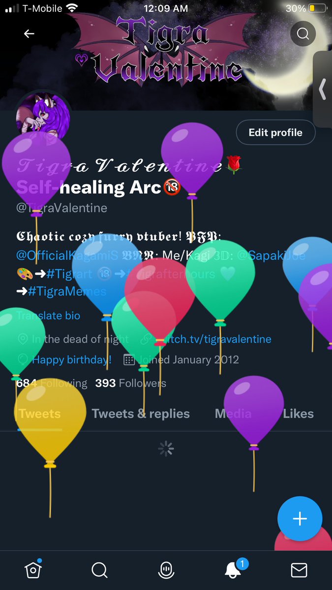 TigraValentine's tweet photo. BIRTHMAS WOOOOOOOOO!! https://t.co/HxGXP9JUXX