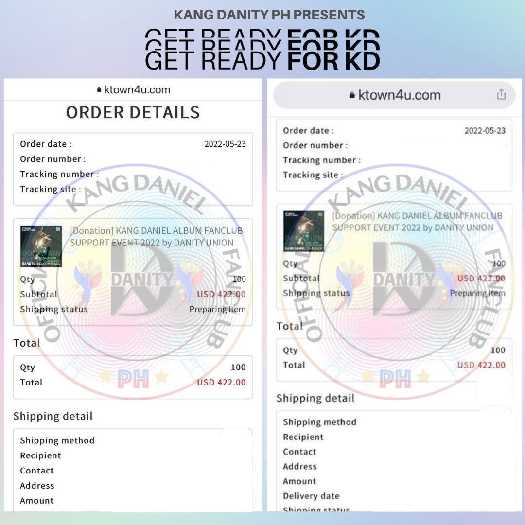 kangdanityph's tweet photo. #GetReadyForKD event lasted for 3 months!

After deducting all the expenses and needed funds for the production of the merchandise, ₱47,018.60 was raised or a total of $844 was donated to KTOWN4U X DANITY UNION!

Thank you for supporting this project Danity, Sarang!
#kangdaniel https://t.co/wJnpjmmLWf